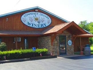 Conneaut Cellars Winery & Distillery facility at 12005 Conneaut Lake Road  in Conneaut Lake, PA.